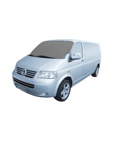 Protimrazová plachta na čelné sklo dodávky Winter Delivery Van XL, sivá (90 × 150–175 cm)