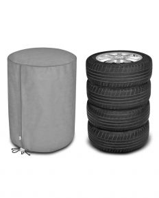 Ochranný poťah na uskladnenie 4 automobilových kolies 4wheels, 74 x 80 cm, sivý