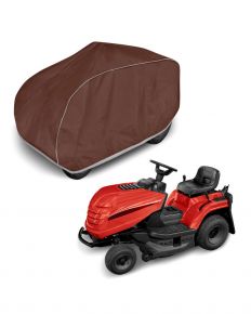 Plachta na záhradný traktor Optimal Garage L190, hnedá (190 x 83 x 77 cm)