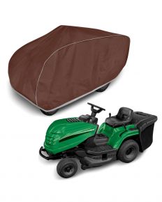 Plachta na záhradný traktor so zadným zberným košom Optimal Garage XL230, hnedá (230 x 83 x 77 cm)