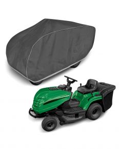 Plachta na záhradný traktor so zadným zberným košom Optimal Garage XL230, grafitová (230 x 83 x 77 cm)
