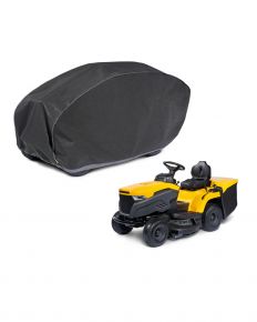 Plachta na záhradný traktor so zadným zberným košom Optimal Garage XXL240, grafitová (225-235 x 83 x 77 cm)