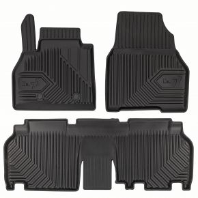 3D Gumené rohože No.77 pre Renault Kangoo II combivan, 1. a 2. rad 2007-2021 (2 ks)