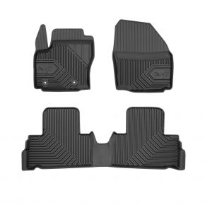 3D Gumené rohože No.77 pre FORD S-MAX 2006-2014 (3 ks)