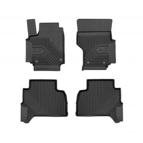 3D Gumené rohože No.77 pre Volkswagen Amarok I pickup, dvojitá kabína 2009-2021 (4 ks)