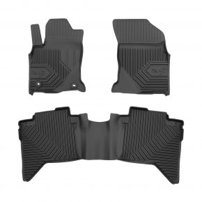 3D Gumené rohože No.77 pre Toyota Hilux VIII pickup, Active 2015-2026 (3 ks)