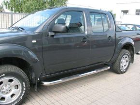 Bočné nerezové rámy, Nissan Navara 4dr