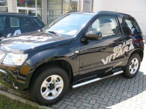 Bočné nerezové rámy, Suzuki Grand Vitara 3D