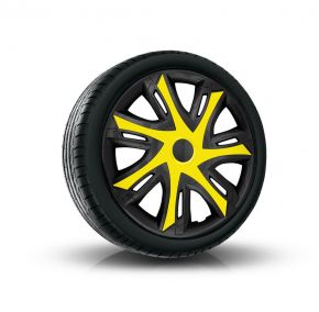 Puklice pre CITROEN 16" N-POWER žlto-čierne 4ks