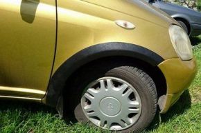 Plastové lemy pre TOYOTA YARIS I 3-DVEROVÝ 1999-2006