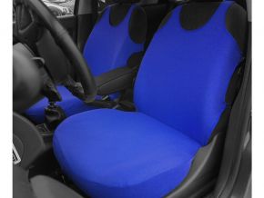 Univerzálne bavlnené autotričká POK, modré, predné + zadné