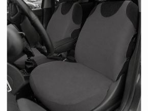 Univerzálne bavlnené autotričká POK, sivé, predné + zadné
