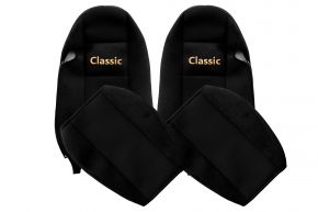 Autopoťahy na mieru CLASSIC pre IVECO STRALIS (01.2002-12.2012) - čierne