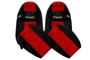 Autopoťahy na mieru CLASSIC pre IVECO STRALIS (01.2002-12.2012) - červené