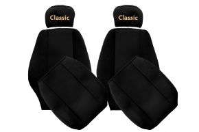 Autopoťahy na mieru CLASSIC pre MERCEDES AXOR (01.1996-12.2004) - nastaviteľné opierky hlavy - čierne