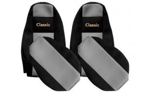 Autopoťahy na mieru CLASSIC pre VOLVO FH 4 (01.2013-12.2019) - sivé