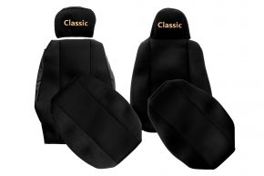 Autopoťahy na mieru CLASSIC pre SCANIA G NEXTGEN (od 01.2017) - sklápacie sedadlo spolujazdca - čierne