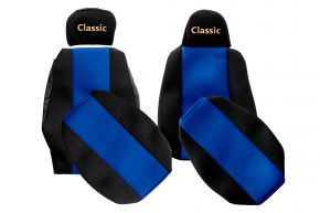 Autopoťahy na mieru CLASSIC pre SCANIA G NEXTGEN (od 01.2017) - sklápacie sedadlo spolujazdca - modré