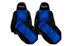 Autopoťahy na mieru CLASSIC pre SCANIA G NEXTGEN (od 01.2017) - úzke opierky hlavy - modré