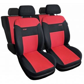 Univerzálne látkové autopoťahy RS červené vhodné pre Toyota Starlet