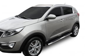 Bočné nerezové rámy pre Kia Sportage 2009-2015 4"oval