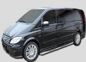 Bočné nerezové rámy pre Mercedes Vito W639 SWB 2005-2013