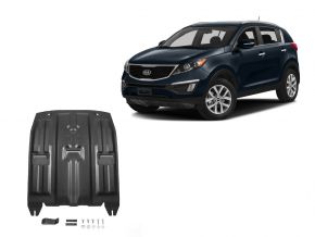 Oceľový kryt motora a prevodovky Kia Sportage 2WD/4WD 2,0MPI; 2WD/4WD 2,0CRDI; 2WD/4WD 1,6T (177hp) 2016-