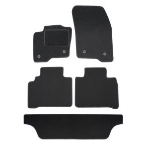 Textilné autokoberce na mieru pre Ford S-Max 2016-2023 (6 ks)
