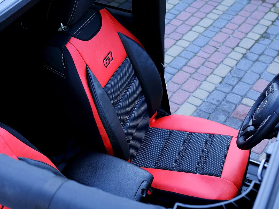 Detail ergonomickej podložky GT Ergonomic na sedadle vodiča