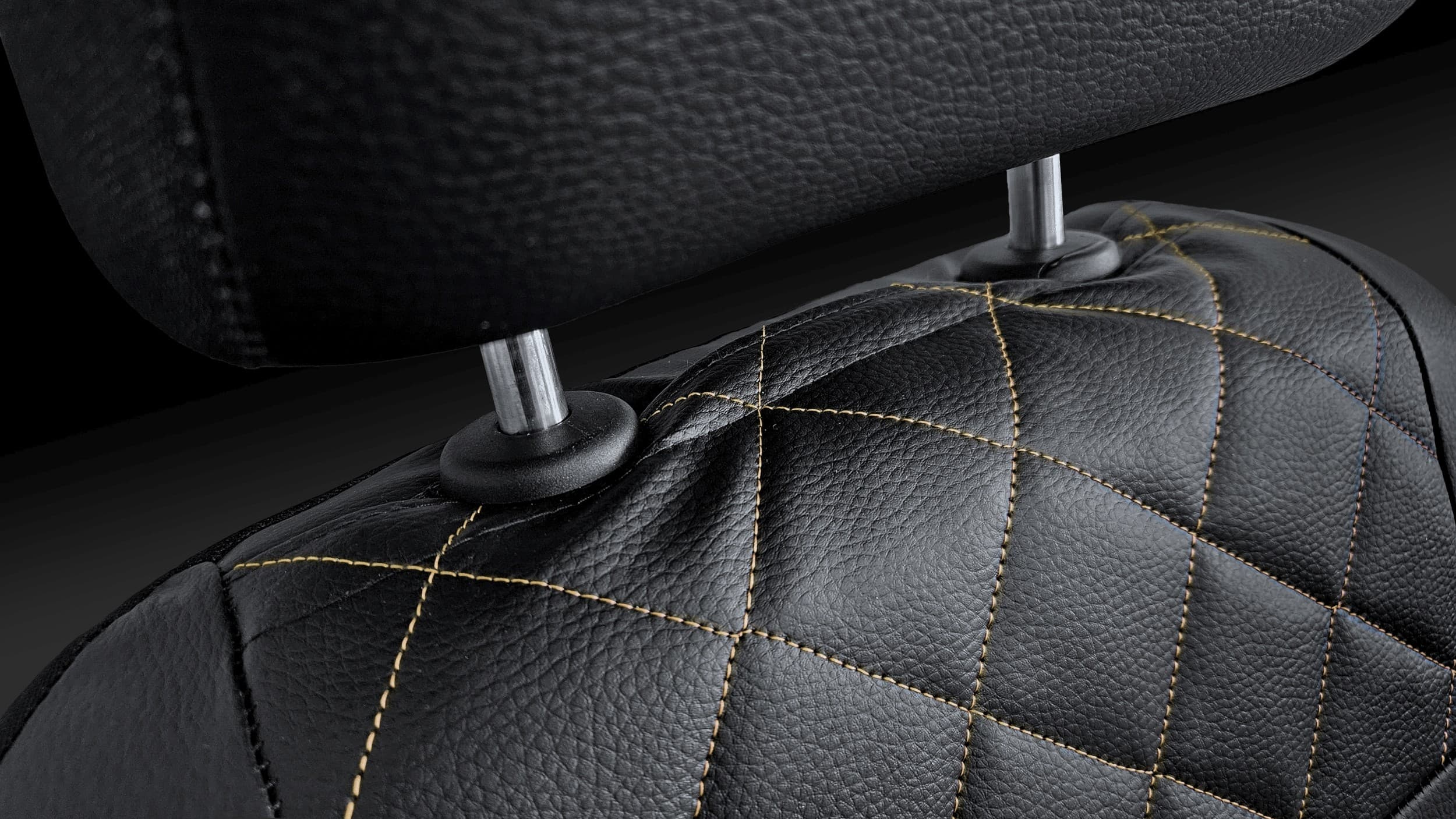 Autopoťahy Perfect Line – detail uchytenia hlavovej opierky