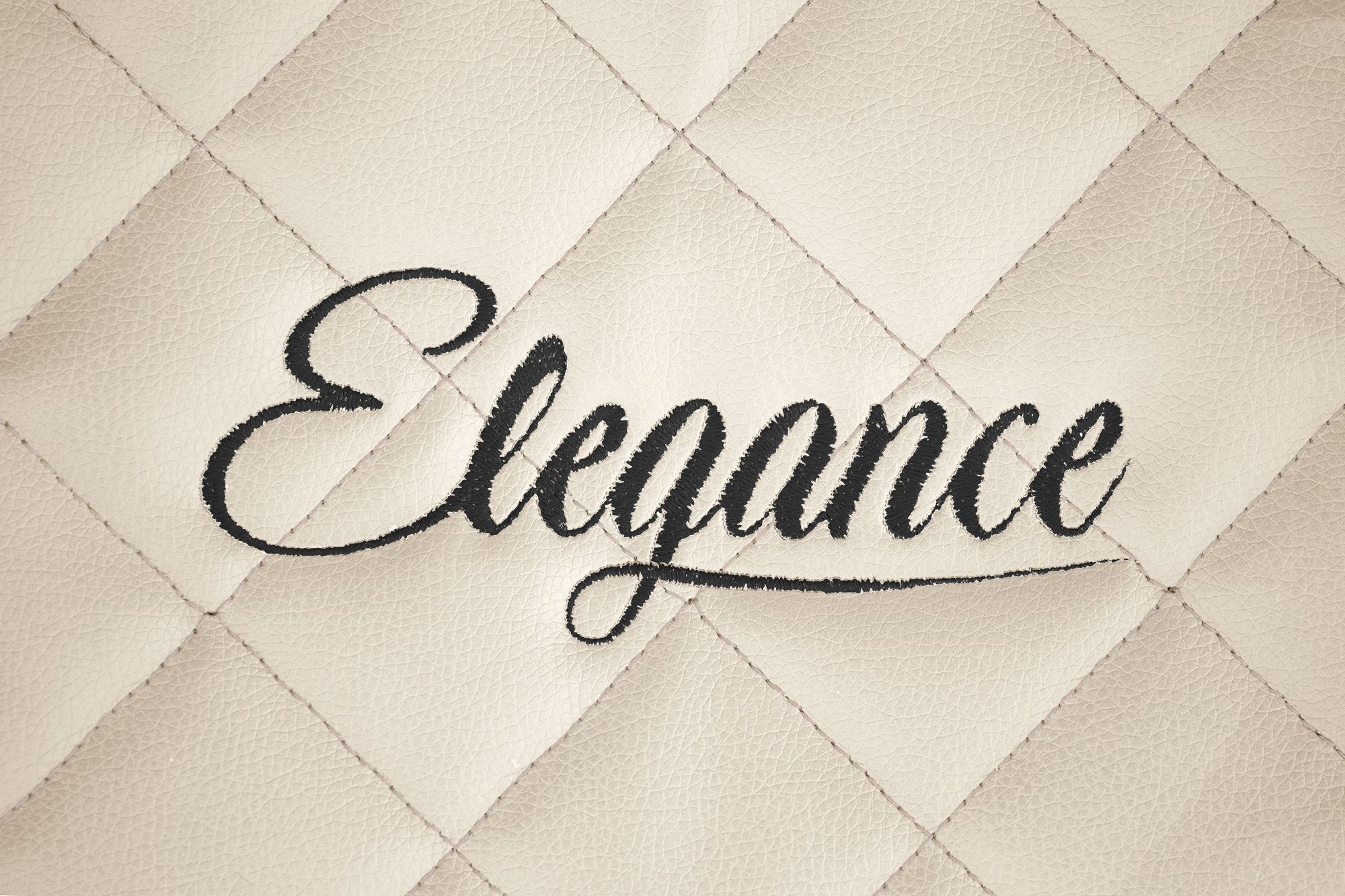 Detail výšivky Elegance: Svetlobéžová